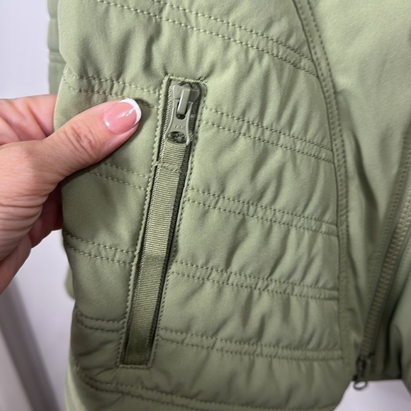 CAbi Olive Green Quilted Puffer Jacket - Picture 4 of 13